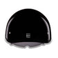 Close Out Clearance Daytona Helmets DS8-A ‘Skull Cap' Gloss Black Half Face Helmet with Inner Shield