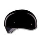 Close Out Daytona Helmets DS8-A ‘Skull Cap' Gloss Black Half Face Helmet with Inner Shield