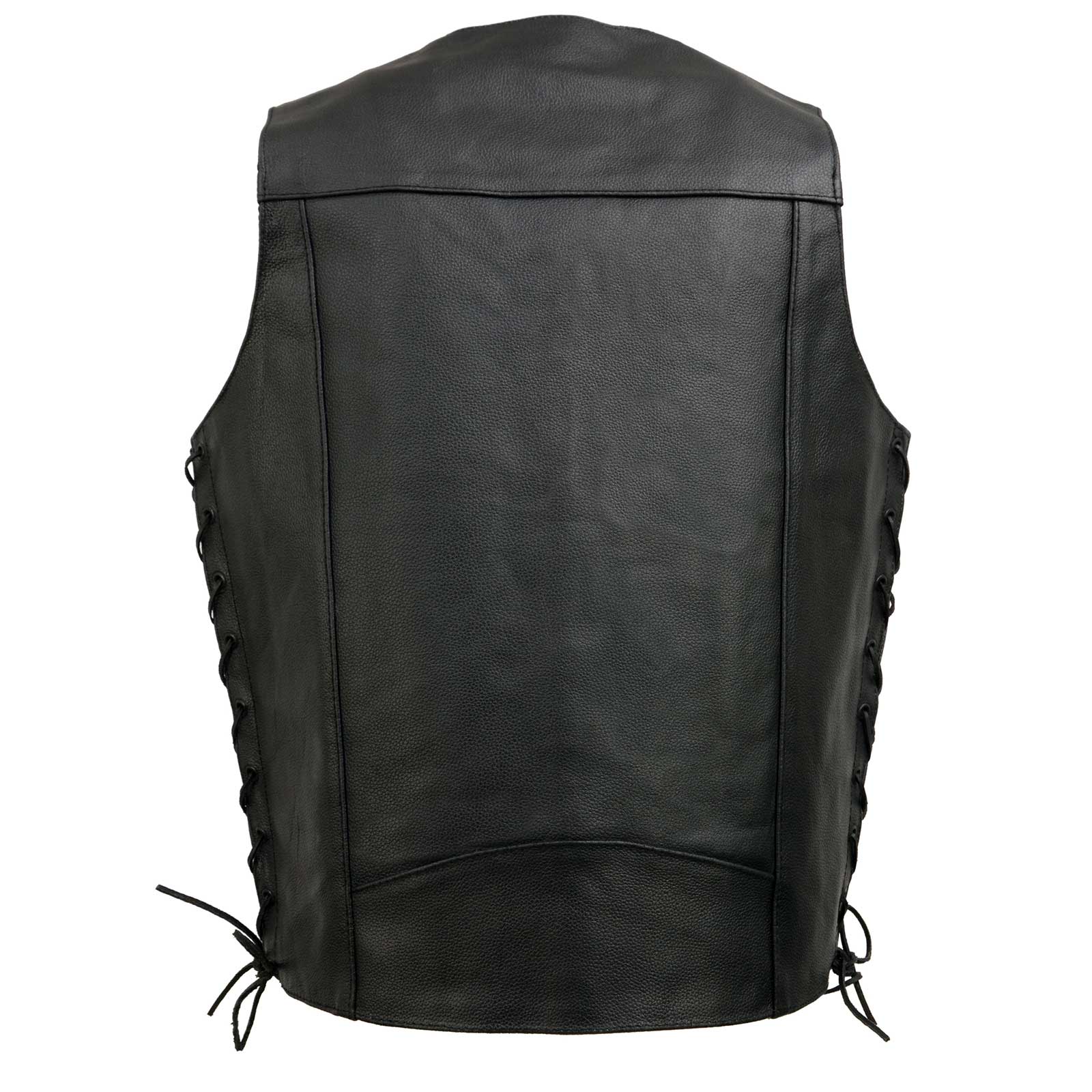 Leather riding outlet vests