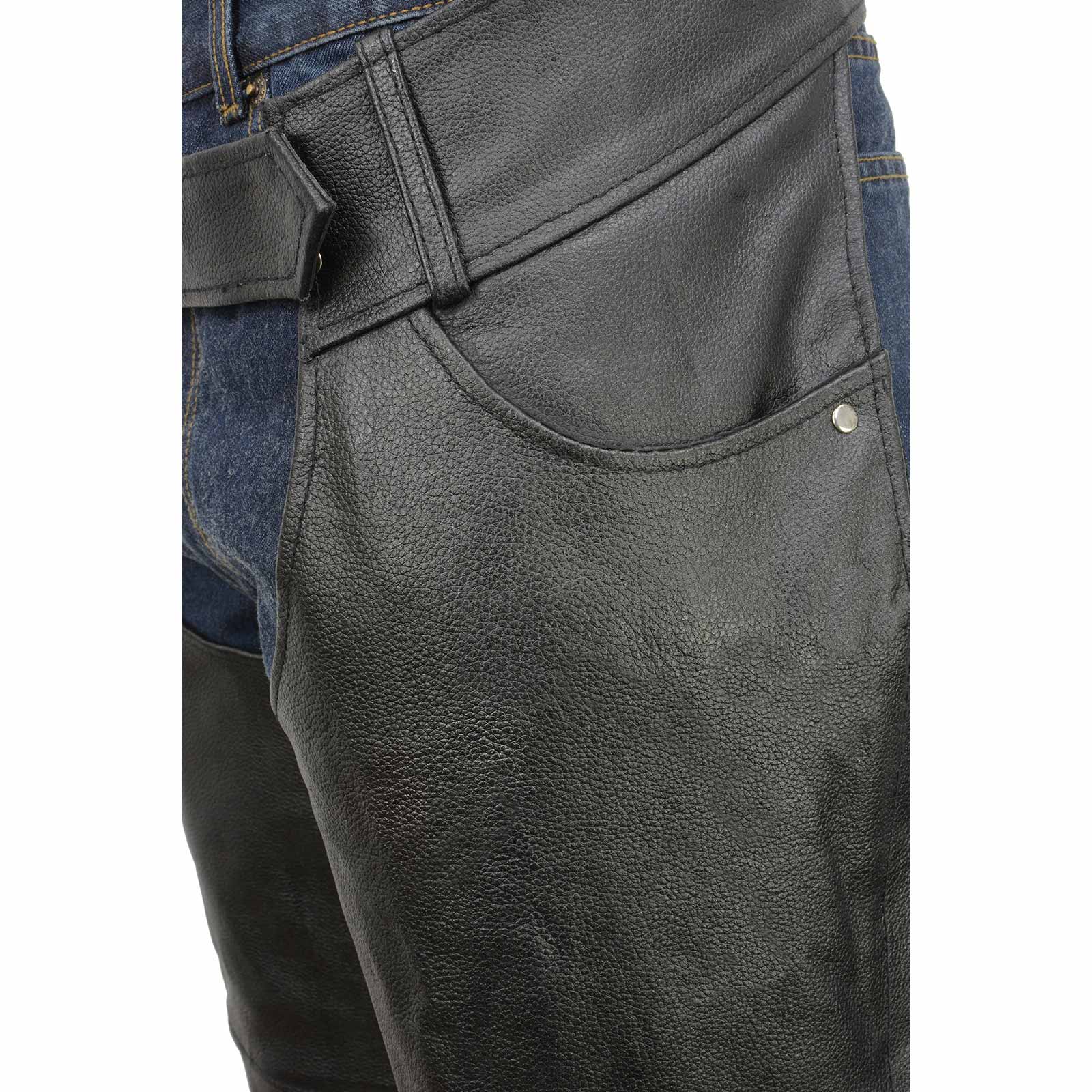 Mens leather motorcycle on sale chaps