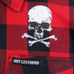 Hot Leathers FLM2103 Men's Skull and Bones Flannel Long Sleeve Shirt