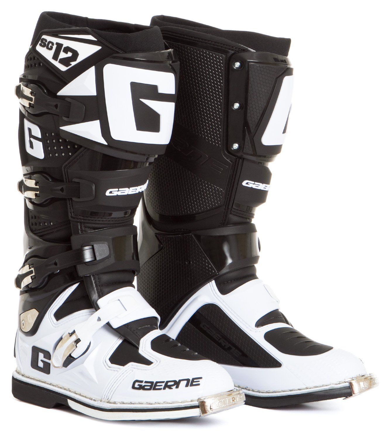 Gaerne SG-12 Men's Black/White Motocross Boots