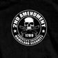 Hot Leathers GMD1158 Mens '2nd Amendment America's Original Homeland Security' Black T-Shirt