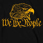 Hot Leathers GMS2485 Men's Long Sleeve We The People Eagle Black Shirt