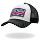 Hot Leathers Black And White Never Forget 9-11 Trucker Hat GSH1047