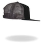 Hot Leathers GSH2004 Flag Skull Snap Back Ball Hat