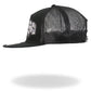 Hot leathers Black 5 Skulls Straight Snapback Hat GSH2034