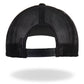 Hot leathers Black 5 Skulls Straight Snapback Hat GSH2034