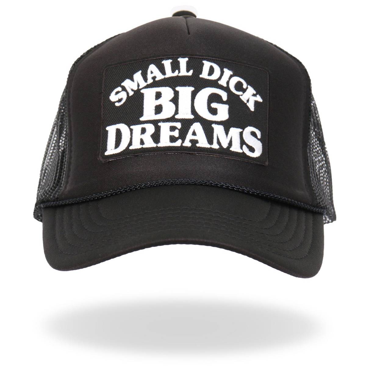 Hot Leathers Small Dick Big Dreams Snap Back Trucker Hat GSH2050