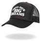 Hot Leathers Small Dick Big Dreams Snap Back Trucker Hat GSH2050