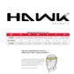 Hawk 'FX' ST11121 10WG White Modular Motorcycle Helmet