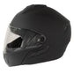 Hawk FX ST 11121 7FB Flat Black Modular Motorcycle Helmet