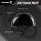 Highway 21.357 Solid Matte Black Half Helmet