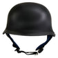 Hot Leathers Gloss Black The Hanz German Style Vintage Motorcycle Half Helmet HLT75