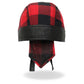 Hot Leathers HWH1108 Red Buffalo Plaid Headwrap