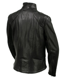 Milwaukee Leather USA MADE MLJKL5003 Women's Black 'Serene' Clean Cut Premium Motorcycle Leather Jacket