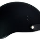 Klutch K-3 'Cruise' Flat Black Half Face Motorcycle Helmet with Snap On Visor