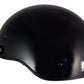 Klutch K-3 'Cruise' Gloss Black Half Face Motorcycle Helmet with Snap On Visor