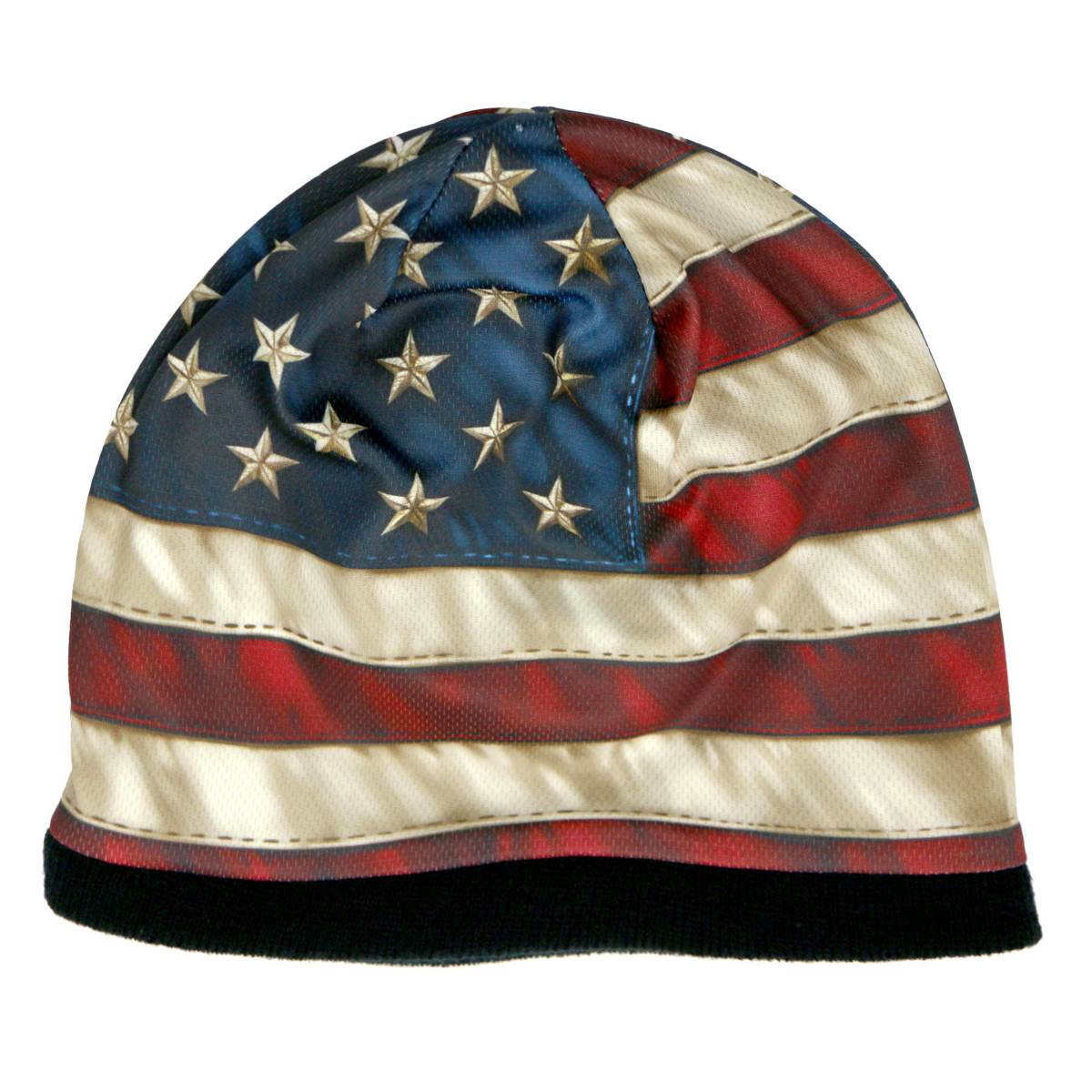 Hot Leathers KHC1009 American Flag Beanie