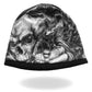 Hot Leathers KHC1037 Smoking Gun Skull Soft Beanie