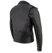 Milwaukee Leather LKM1781 Men's The Legend Classic Brando Black Premium Leather Motorcycle Jacket w/ Quilted Liner