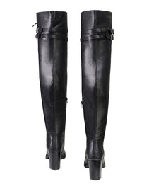 Milwaukee Leather Women's Black Above the Knee Lace-Up Fashion Casual Boots MBL9424