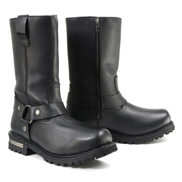 Mens motorcycle boots extra wide width online