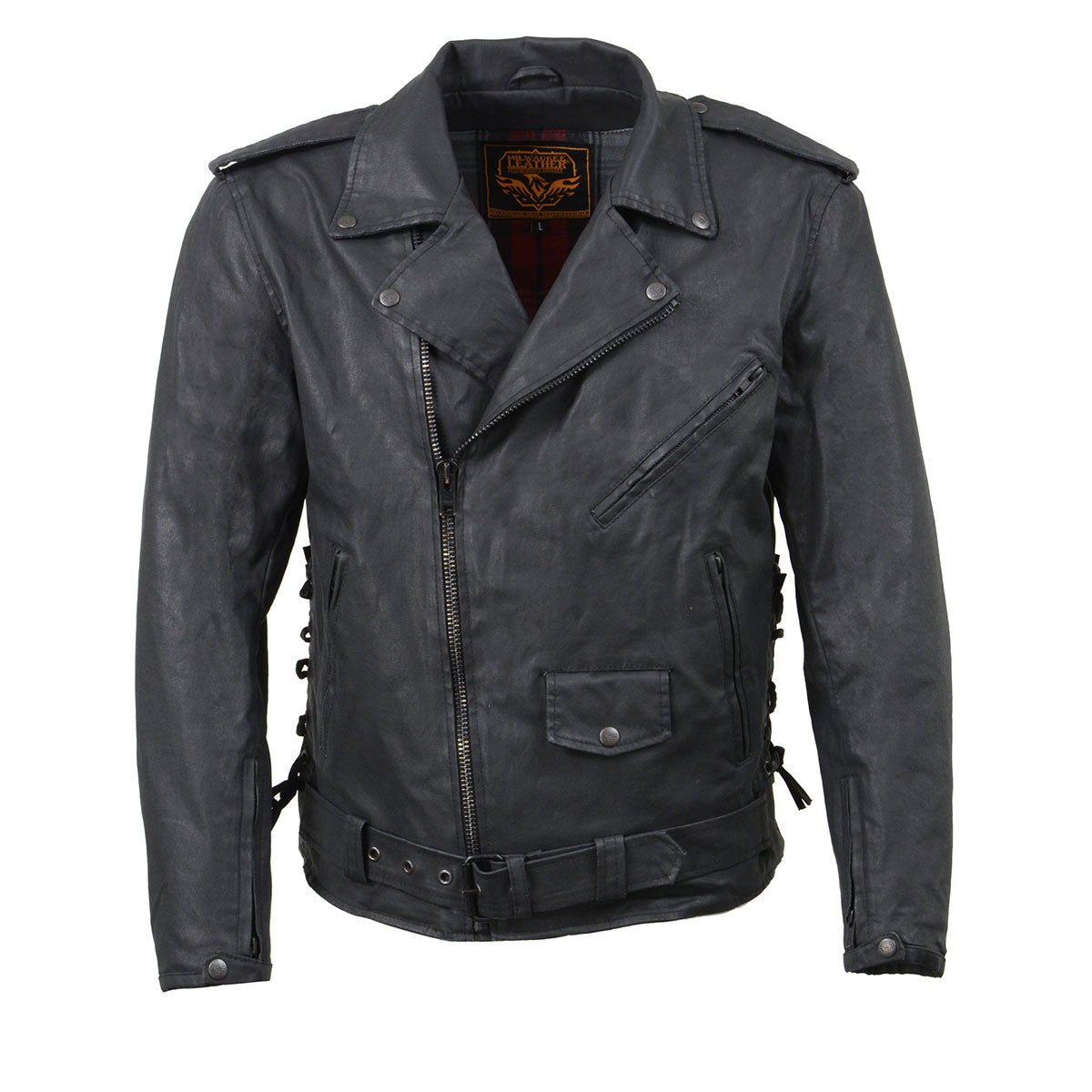 Armored denim jacket online