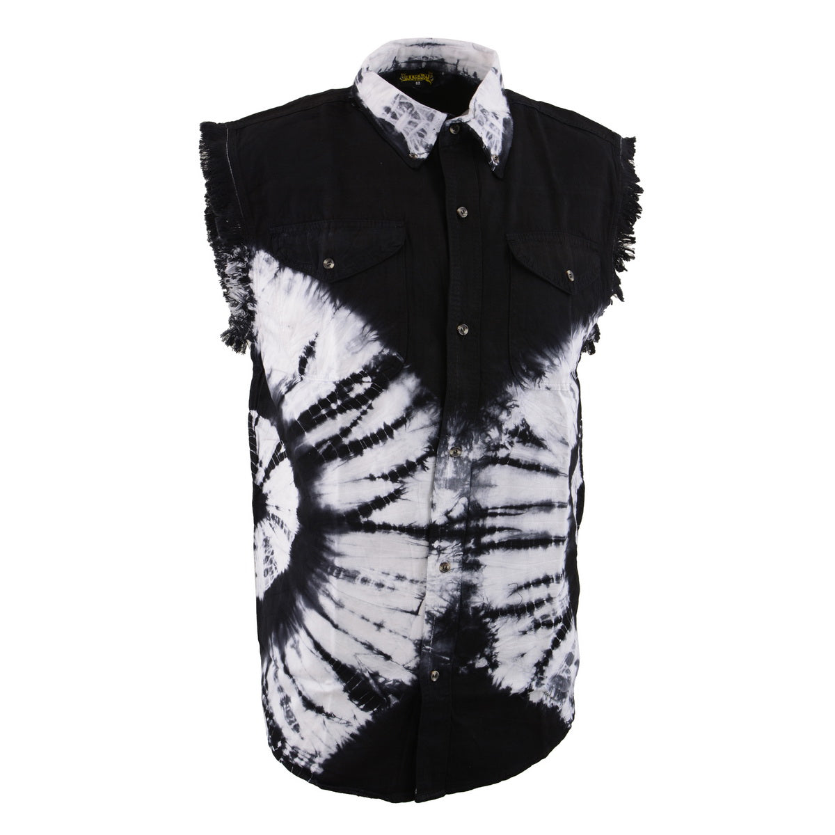 Biker Clothing Co. MDM11679 Men's Classic Black and White Tie-Dye –  LeatherUp USA