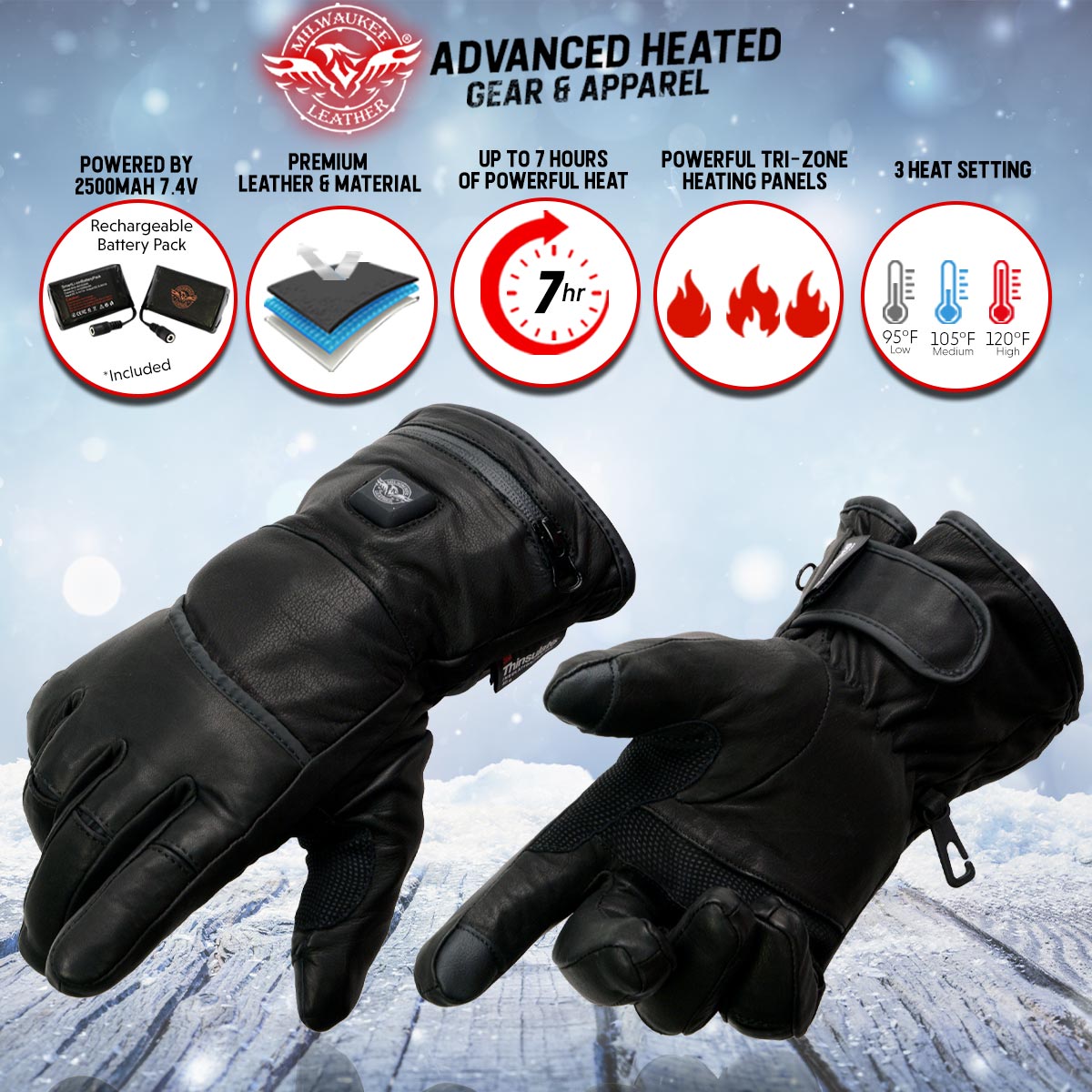 Women's heated motorcycle on sale gloves