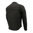 Milwaukee Leather ML1408 Men's Black 'Savage' Sporty Crossover Leather Jacket