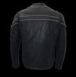 Milwaukee Leather ML1408 Men's Black 'Savage' Sporty Crossover Leather Jacket