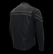 Milwaukee Leather ML1408 Men's Black 'Savage' Sporty Crossover Leather Jacket