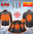 Milwaukee Leather Heated Jacket for Men's All Seasons Black Cool-Tec Leather - Motorcycle Vented Jackets MLM1514SET