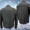 Milwaukee Leather Heated Jacket for Men's All Seasons Black Cool-Tec Leather - Motorcycle Vented Jackets MLM1514SET