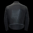 Milwaukee Leather MLM1560 Men's Black Long Body and Vented Motorcycle Leather Jacket