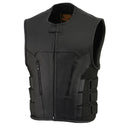 Milwaukee Leather MLM3500 Men's Bullet Proof Style Swat Rider Leather ...