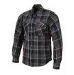 Milwaukee Leather MNG11637 Men's Black, Purple, Grey and Red Long Sleeve Cotton Flannel Shirt