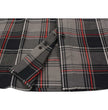 Milwaukee Leather MNG11658 Men's Black and Grey with Red Long Sleeve Cotton Flannel Shirt