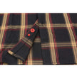 Milwaukee Leather MNG11669 Men's Black and Yellow with Red Long Sleeve Cotton Flannel Shirt