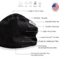 Air Soul MP7923FM USA Made Black Protective Face Mask with Optional Filter Pocket