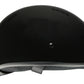 Milwaukee Helmets Bare Bones Glossy Black Half Motorcycle Helmet for Men and Women DOT Approved MPH9711DOT