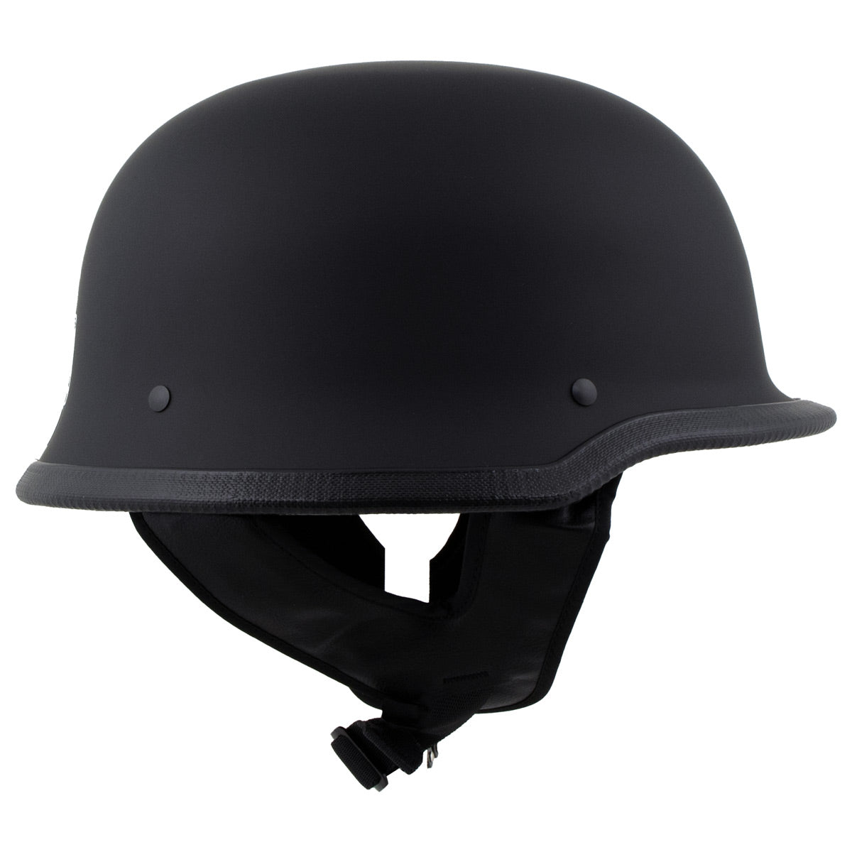  German Style Open Face Beanie Helmet, Low Profile Open