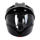 Milwaukee Helmets Gloss Black Ominous Dual Sport Advanced Motorcycle Modular Helmet DOT Approved MPH9821DOT