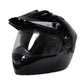 Milwaukee Helmets Gloss Black Ominous Dual Sport Advanced Motorcycle Modular Helmet DOT Approved MPH9821DOT