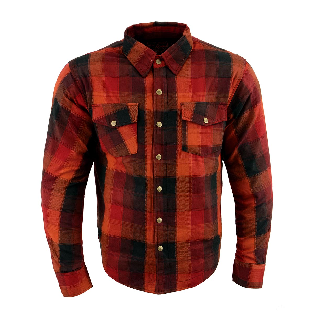 Black and Red Sleeveless Biker Shirt outlet Flannel for Men