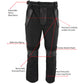 Milwaukee Leather MPM5728 Men’s Black Tri-Tex and Leather Motorcycle Biker Racing Pants w/ CE Armor Protection