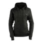 Nexgen Heat MPL2717DUAL Technology Women's Heated Hoodie - Black Sweatshirt Jacket for Winter Season w/Battery Pack