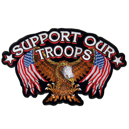 Hot Leathers PPA2022  Support Our Troops 4" x 3" Patch PPA2022