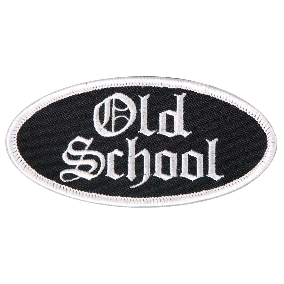 Hot Leathers Old School Oval 4" x 2" Patch PPL9341